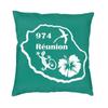 Reunion Island 974 Pillow Living Room Decoration Luxury Outdoor Cushions Square Pillowcase