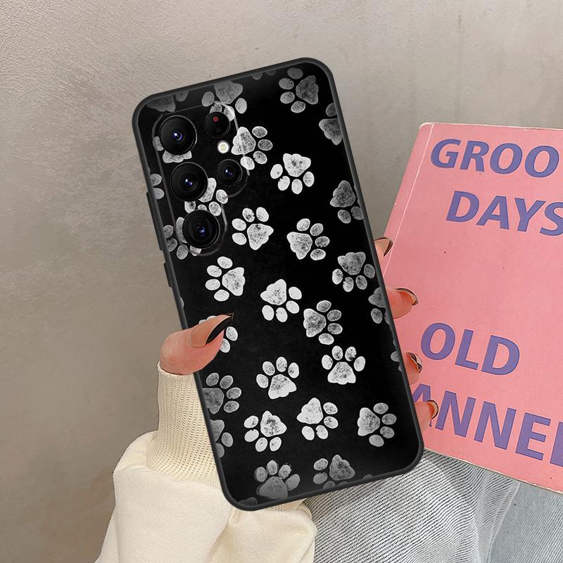 Dog Paw For Samsung Galaxy S22 S23 Ultra S21 FE Note 10 20 Ultra S8 S9 S10 Plus S20 FE Phone Case