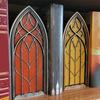 Fantasy Window Book Nook with Light Retro Light-up Window Booknook Bookshelf Insert Decoration Gift for Book Lovers