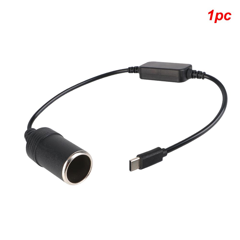 5 В в 12 В преобразователь кабеля удлинитель USB Type C зарядные устройства к гнезду прикуривателя грузовик адаптер питания автомобильная электроника интерьер