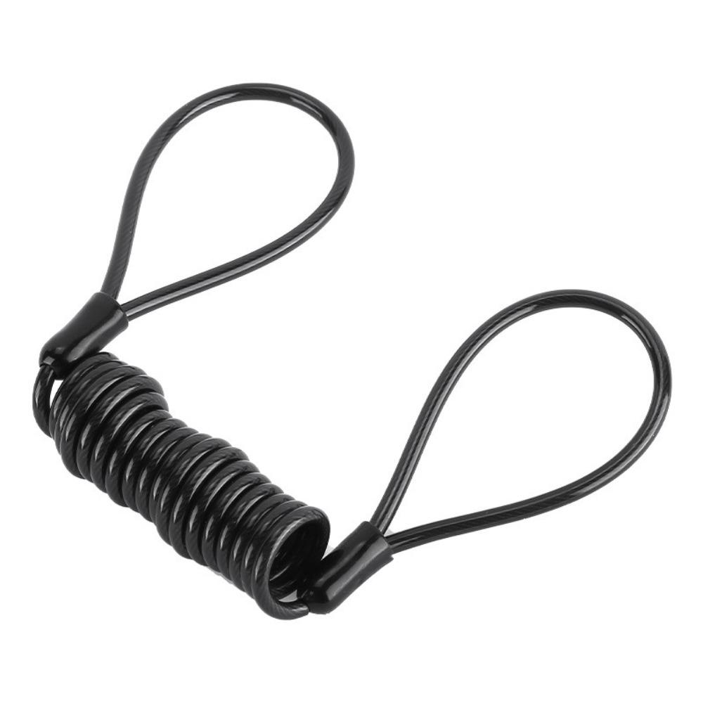 Anti-lost Bike Spring Reminder Cable Metal Disc Brake Lock Rope Universal
