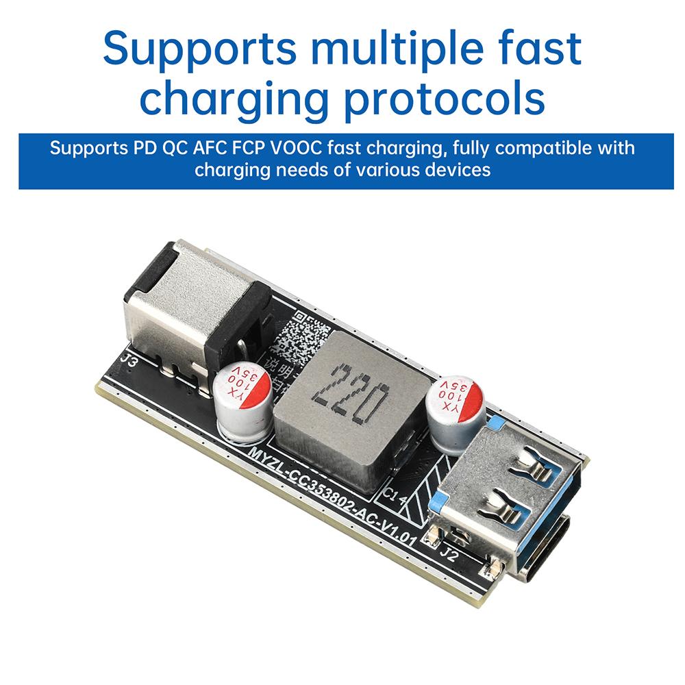 PD140W /100W Fast Charging Module Full Protocol DIY Motherboard intelligent Desktop Charger supports PD QC AFC FCP VOOC