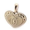 Les Trésors De Lily [J9601] - Gold Plated 'Love' Pendant - 19x14 Mm