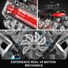 Mold King 10171 Technik V8 Двигатель Блок MOC Пропорциональный Блок Модель Двигатель Мини Двигатель Структура Блок Игрушки для Набора, Набор, Модель, 535+PCS Дети,