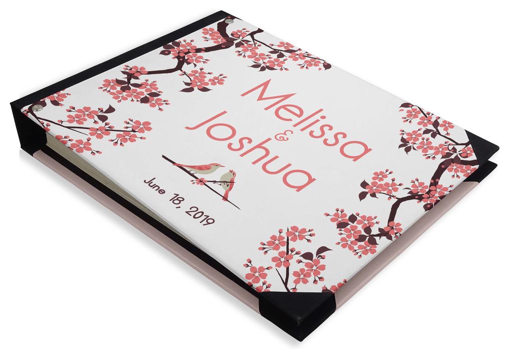 Darling Souvenir Beige Floral Wedding Guest Book Твердый переплет Книга для регистрации гостей Гостевая книга для регистрации гостей - 7 x 9