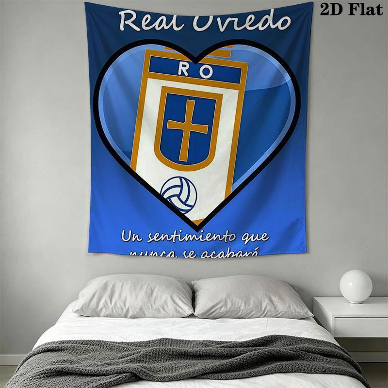 Real Oviedo Wall Hanging Printed Fabric Blanket Decorative Tapestries for Bedroom Living Room Home Decor
