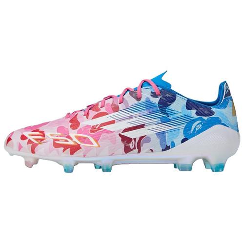 Бутсы BAPE x Adidas F50 ELITE для футбола Мужские Розовые Синие JS0573