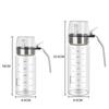 Stainless Steel Olive Oil Dispenser Bottle Oil And Vinegar Dispenser Lead-Free Glass Bottle Kitchen Oil Salad Dressing Container