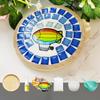 Мозаичный коврик для чашки своими руками, бамбуковая подкладка, раннее образование, бесплатное создание, игрушки ручной работы