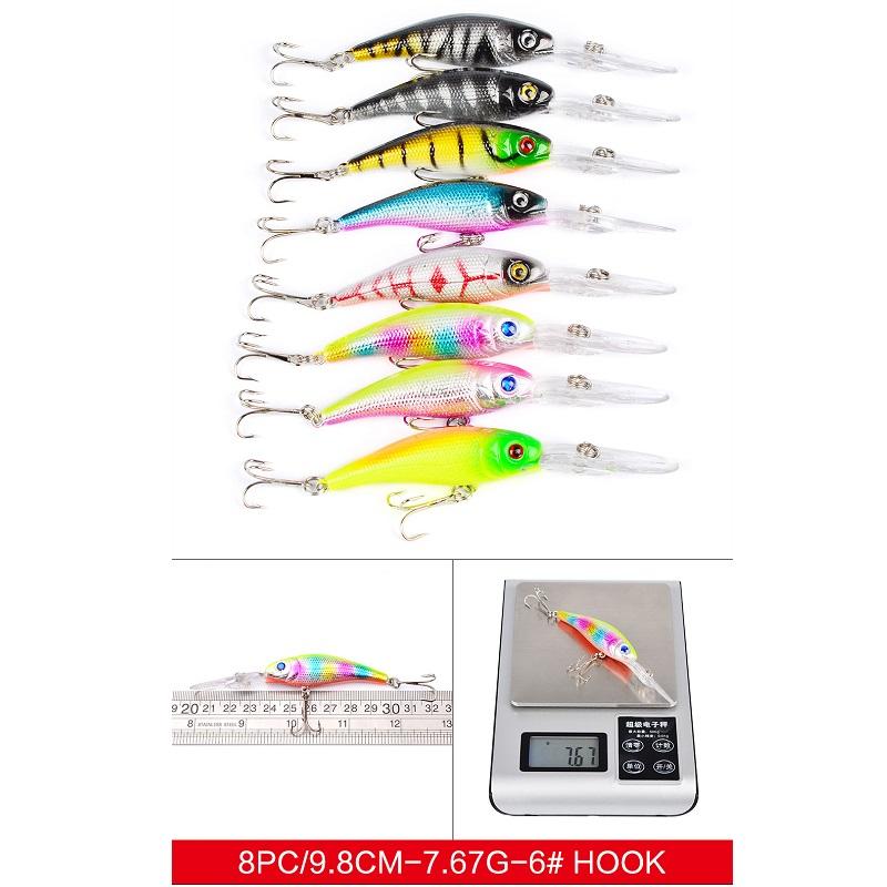 43 набора наживок, мягкая наживка, твердая наживка, смешанная упаковка, косоглазый окунь, все в смешанной упаковке