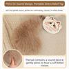 Long Tail Cat Plush Keychain Cute Stuffed Animal Doll Kawaii Ragdoll Cat Stuffed Keychain  Gift