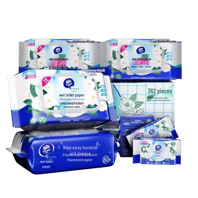 Комбинированный набор влажной туалетной бумаги Camellia