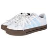 Adidas Daily 4.0 Milk Blue Cat Language Synthetic Leather Slip Resistant Abrasion Resistant Low top Skateboard Shoes JR0077(Team1664-)