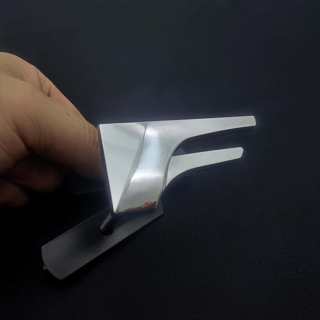 1Pc 3D Metal Logo Car Side Fender/Rear Trunk/Car Body Emblem Badge Sticker, Car Front Grill Emblem Badge Auto Decoration Accessories