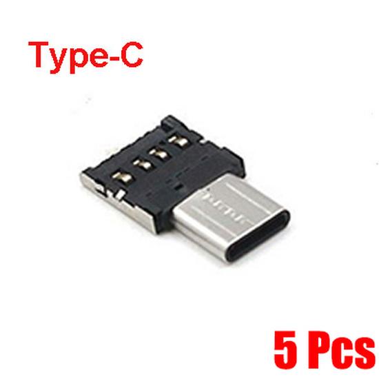 1/5PCS Universal Type-C Micro USB to USB 2.0 OTG Adapter Connector USB 2.0 Type C Micro USB OTG Cable Adapter For Xiaomi Huawei 3