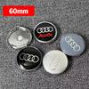 4PCS 60mm modified wheel hub cover tire center logo For 4HGFC A1 A2 A3 8V 8P 8L A4 B5 B6 B7 B8 A5 A6 C5 C6 C7 A7 A8 Q2 Q3 Q5 Q7