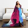 Forsaken Bluudud Fashion Blankets Flannel Horror Game Soft Throw Fashion Blanket for Bedroom Sofa Quilt Breathable