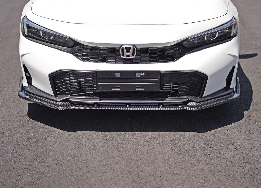 Передний сплиттер и губа для Civic 11.5 поколения 2025 года, установка без сверления, неразрушающая посадка.
