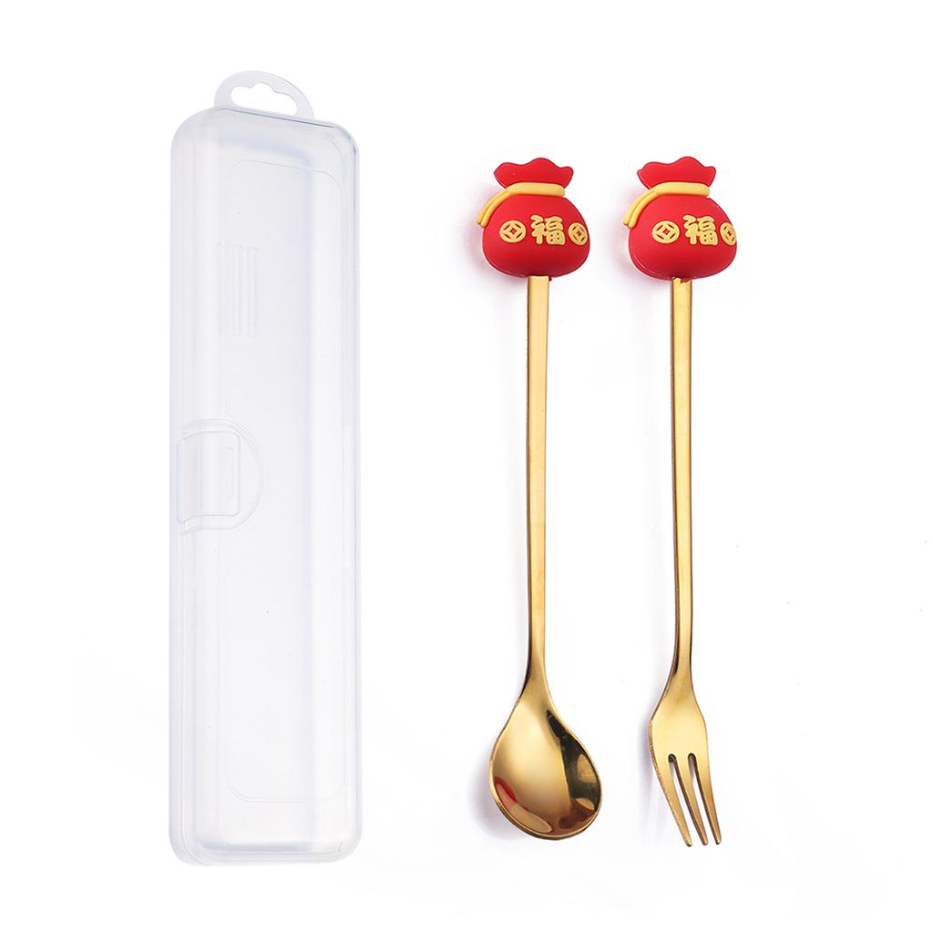 Новая рождественская ложка, вилка, рождественские украшения для дома, рождественские подарки, рождественская посуда, декор, кухонные принадлежности, новогодние подарки