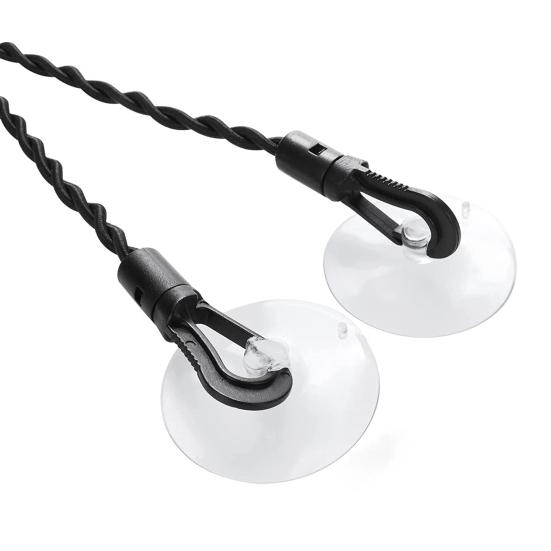 Растягивающаяся бельевая веревка на присосках, хорошая грузоподъемность, высокая эластичность, дорожная бельевая веревка, для улицы