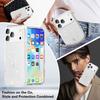 Применимо к чехлу для мобильного телефона iPhone17ProMax Apple 16 прозрачный с блестками 15 утолщенный противоударный защитный чехол 14