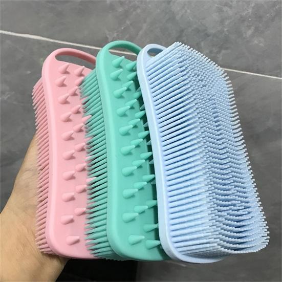 Remove Dead Skin Silicone Great Multipurpose Exfoliating Body Scrubber Back Cleaning Brush