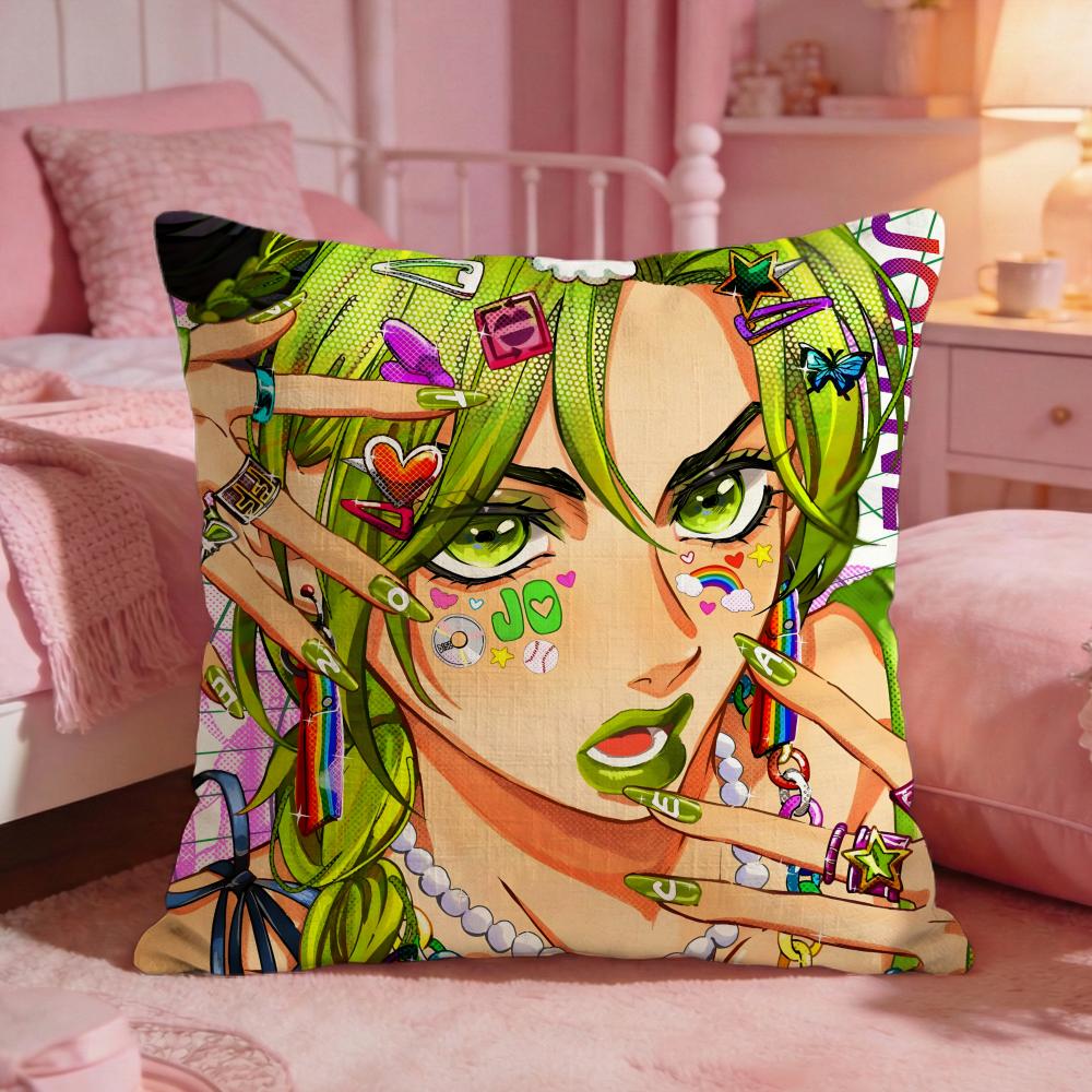 JJoJo's Bizarre Adventure Наволочка Премиум Комфорт Двусторонняя Наволочка Двусторонняя Конструкция для Любой Комнаты Салон Автомобиля
