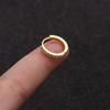 1PC Stainless Steel Septum Clicker Hoop Ring Nose Labret Ear Tragus Cartilage Daith Helix Earring Stud Body Piercing Jewelry