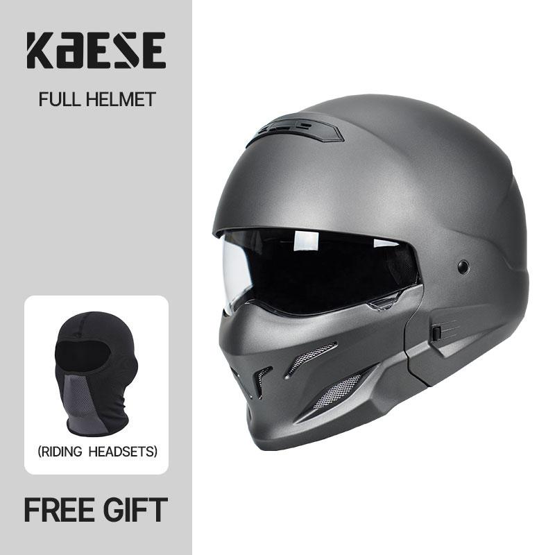 Сертифицированный DOT Шлем Scorpion Комбинированный шлем Мотоциклетный Ретро шлем Унисекс Мотоциклетный Многоцелевой Полушлем Четыре сезона