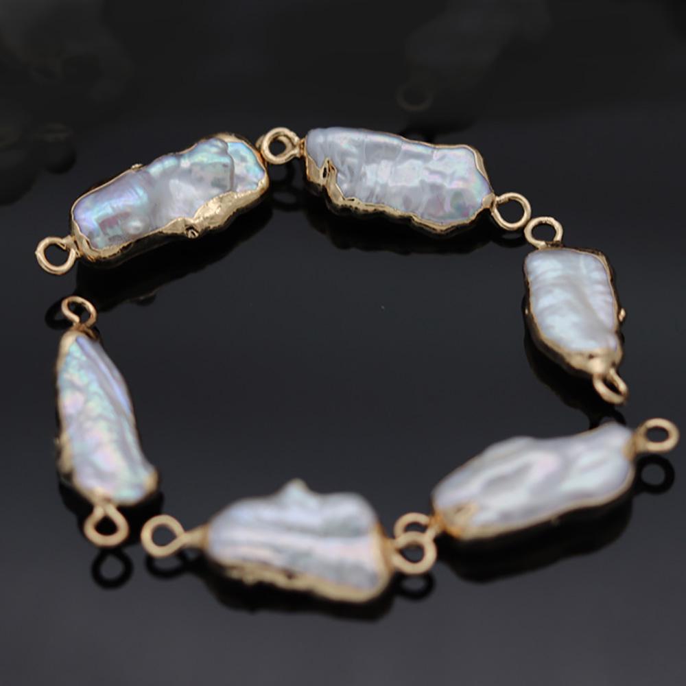 1 шт./2 шт./5 шт., нерегулярный натуральный пресноводный жемчуг, подвески из драгоценных камней для ожерелья, браслета, швейного ремесла, изготовления ювелирных аксессуаров