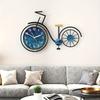 Metal Creative and Funny Bicycle Wall Clock Silent Clock Suitable for Bedrooms Living Rooms Offices and Dining Rooms
