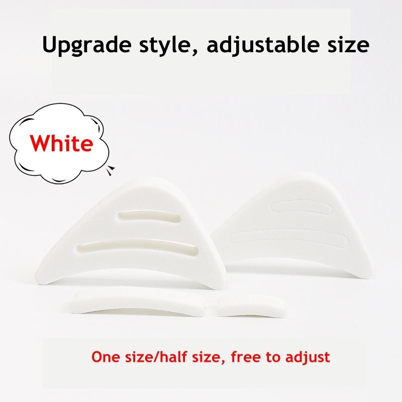 Toe Plug Soft Sponge Half Insoles Reusable Toe Filler Inserts for Shoes Adjustable Too Big Foot Brace Pads Unisex Shoe Inserts