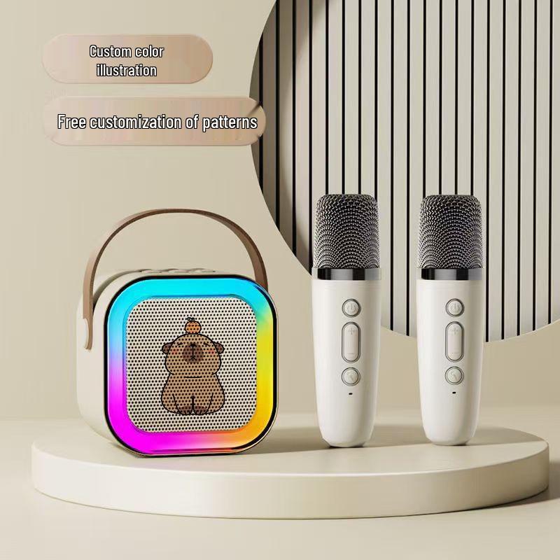 K12 Портативная Bluetooth-колонка «все в одном» со звуковой картой для KTV-пения и музыки