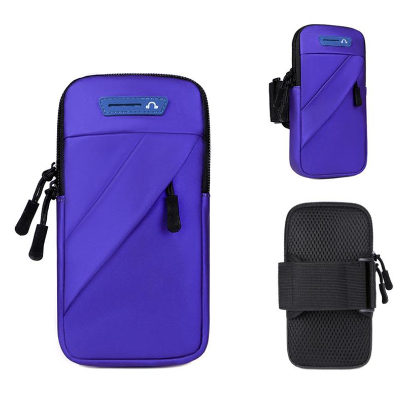 Running Phone Holder Waterproof Wrist Wallet Sport Arm Bag Universal Arm Pouch Large Capacity Zipper Cycling Arm Case