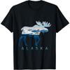 Alaska Moose Nature Scenic Mountains Wildlife Alaska T-Shirt