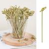 100 PCS Bamboo Knot Skewers Eco-Friendly Food Garnish Skewer Sticks for Cocktail Party Catering Desserts