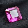 Pink Natural 10.35 Ct Square Cut Ring Size   Ruby Loose Gemstone