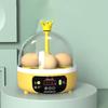 Mini Egg Hatcher With LED Light Manual/Automatic Incubation Brooder Spinning Egg Plate Farm Incubation Tools