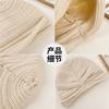 Solid color pleated pile hat children autumn and winter fashion versatile big head circumference wool hat warm ear protection knitted hat
