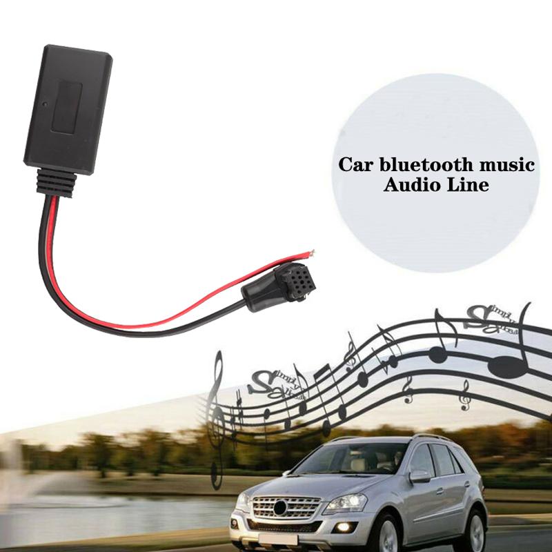 Bluetooth 5.0 Audio Aux-In Cable Adapter Car Bluetooth Audio Receiver For Pioneer Radio Ip-Bus 12Pin Aux Receiver Adapter