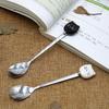 Stainless Steel Cartoon Spoons Cute Cat Coffee Spoon Tea  Fork Tool