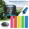 10Pcs Trampoline Spring Cover Waterproof UV Resistant EVA Outdoor Courtyard Trampoline Spring Foam Sleeve Colorful