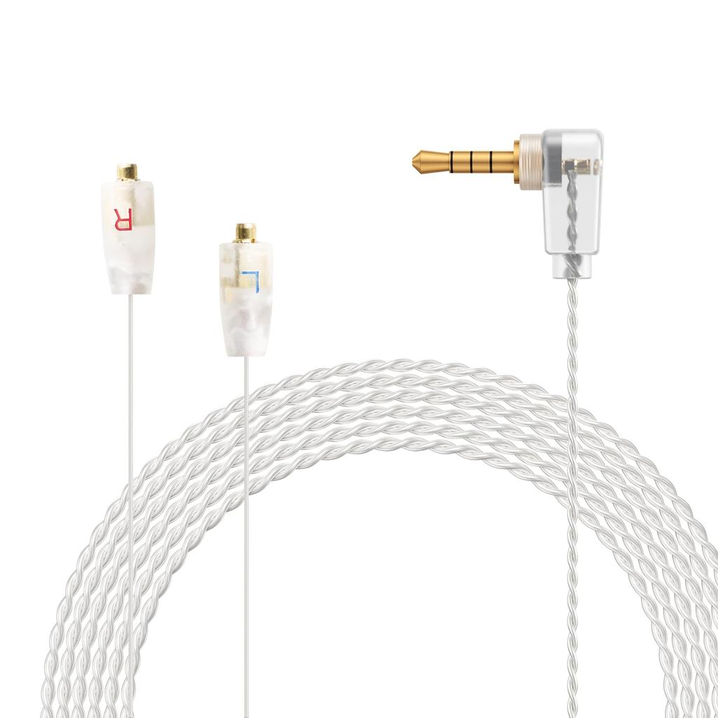 Кабель для наушников OKCSC Aurora Recable Westone, сменный, сбалансированное соединение, 2 ядра, высокоочищенная медь OFC с серебряным покрытием, совместим с серией W, такой как