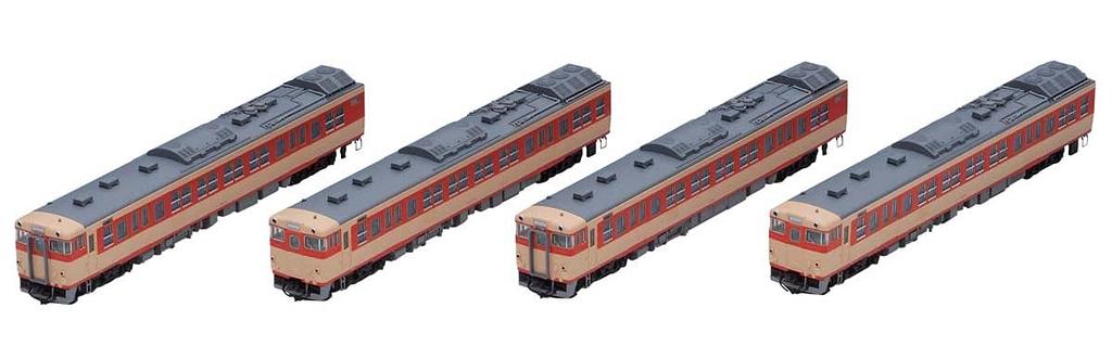 TOMIX N Gauge Kiha Diesel Car Enhanced Cooling Function Set 4 Cars 98417 Железнодорожная модель дизельного вагона 66/67