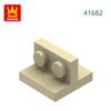 Нетоксичный 123 шт./Лот 41682 Центральная двойная скоба Стена 1 x 2 - 2 x 2 Блок MOC Цветные Аксессуары Совместимые с Кирпичами DIY Детские Игрушки