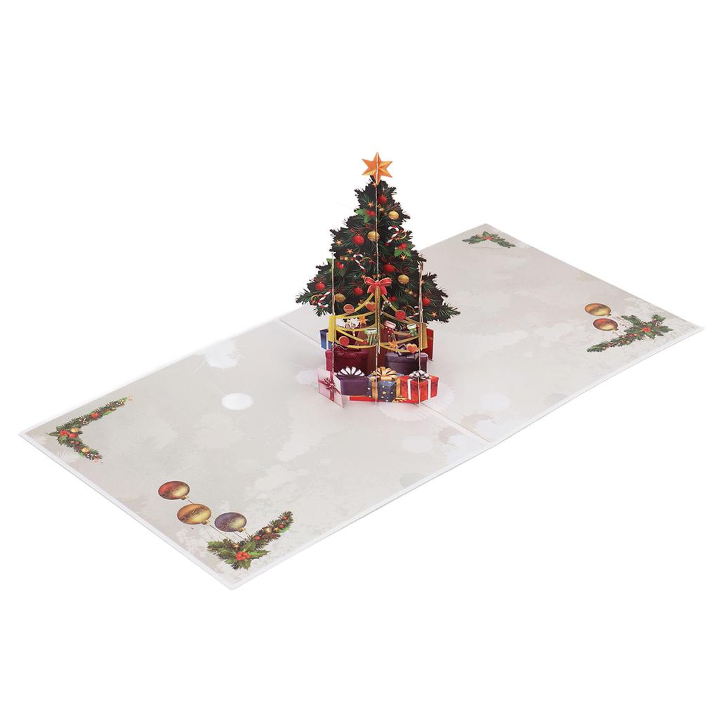 3D Christmas Card Exquisite Christmas Tree Design 3D Greeting Card with Envelope Greeting Card Paper