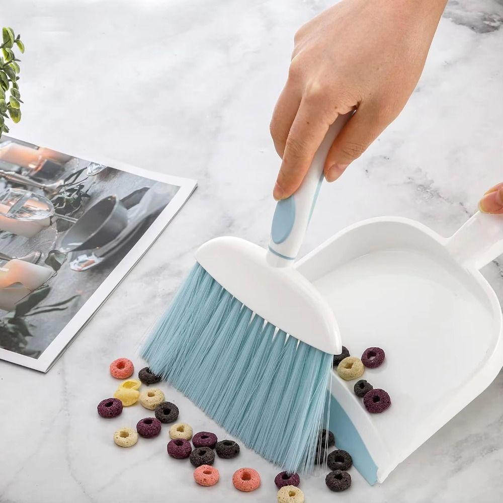 Durable Cleaning Brush Set Handheld Desktop Mini Broom Set Handheld Sweeping Brush Home Cleaning