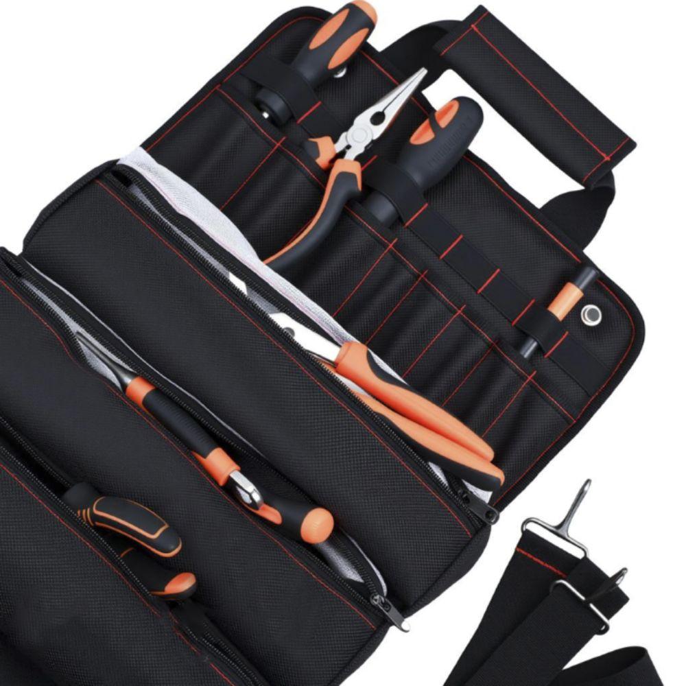 Multi-function Tool Storage Bag Wear-resistant Roll Up Tool Bag Portable Organization