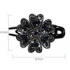Korean Hair Claws Women Barrettes Flower Hair Clips Rhinestone Duckbill Clips Crystal Hairpins