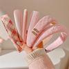 Pink Series Women's Versatile High-Top Non-Slip Hairband - Perfect for Outings, Face Washing, and Sweet Styles